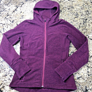Size Small prAna Women’s Zip Up Sweater Jacket Zipper Pockets Purple CN